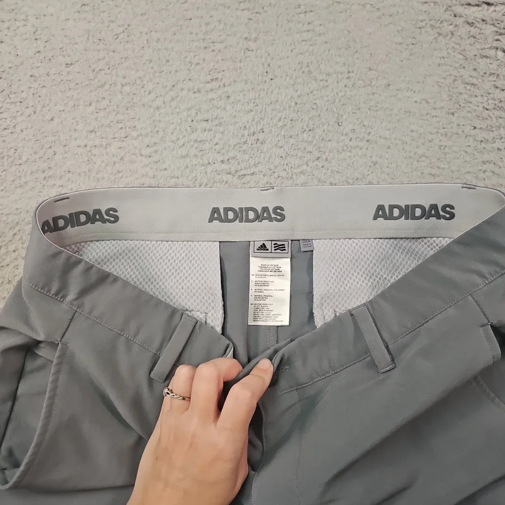 Adidas Ultimate365 Golf Pants Mens 33x34 Gray Performance Athletic Preppy Tech